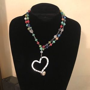 Heart Rosary Pendant